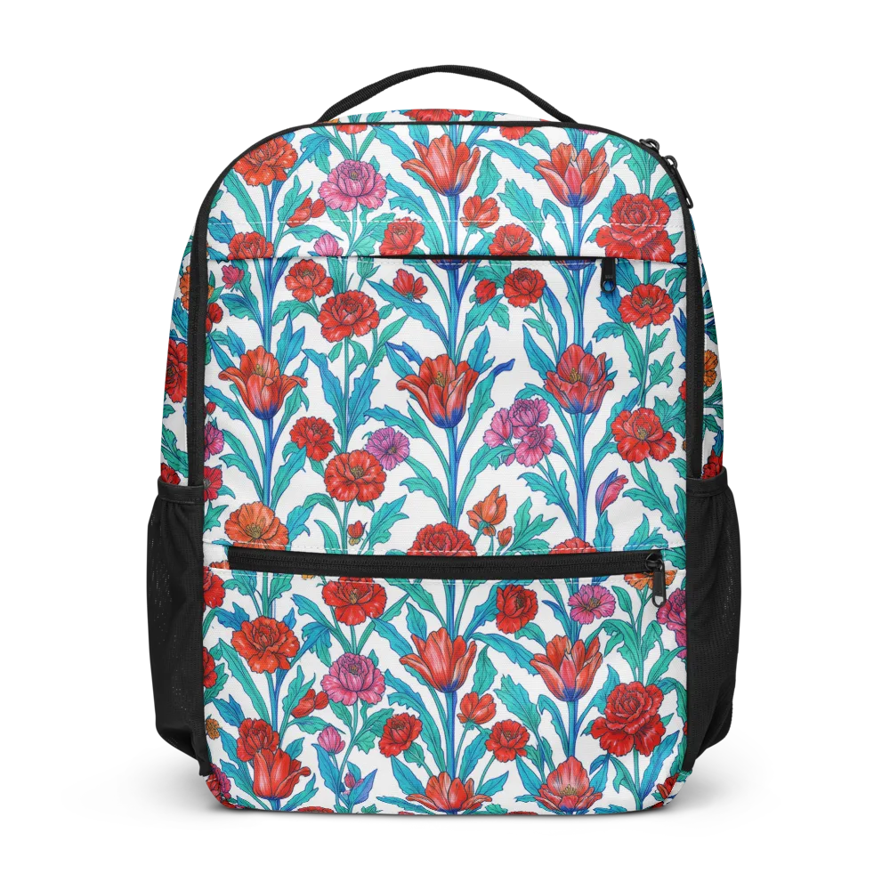 Scarlet Garden on Utility Backpack — Front
