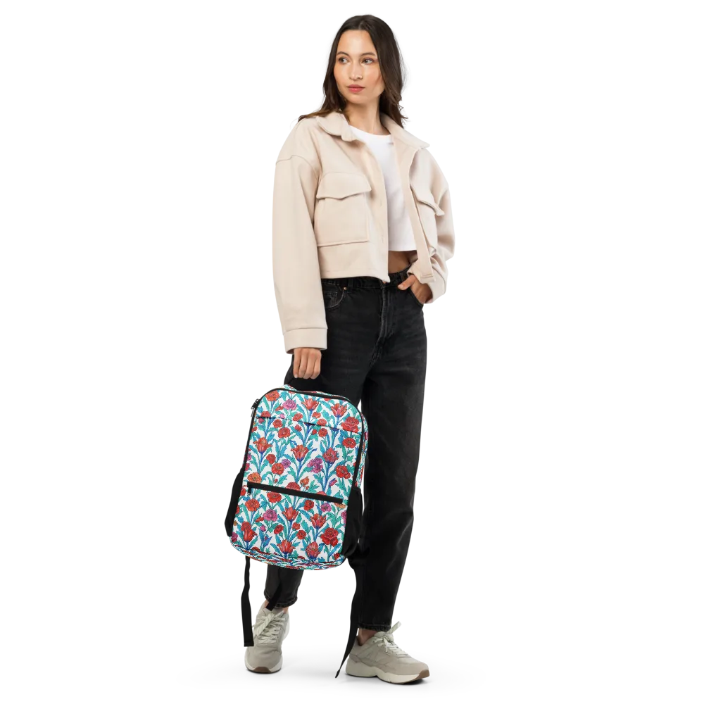 Scarlet Garden on Utility Backpack — Front