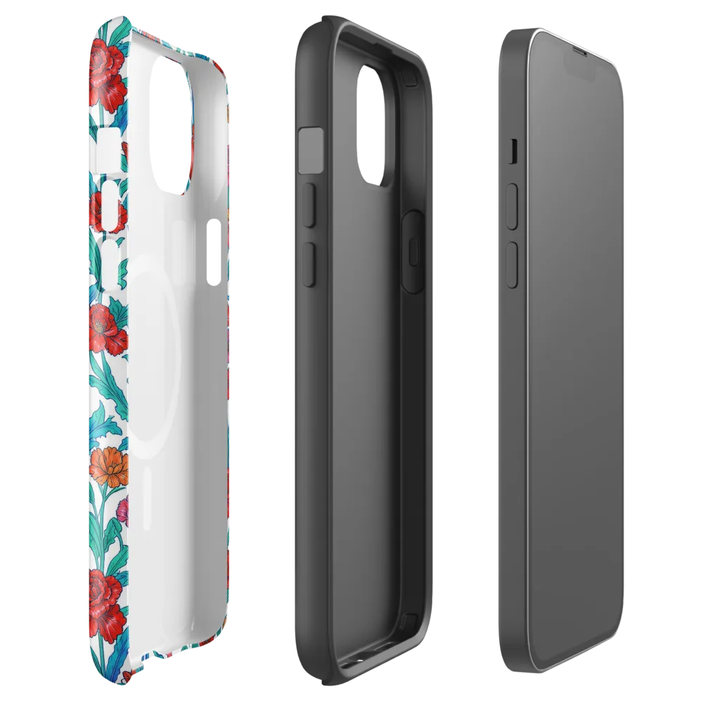 Scarlet Garden on MagSafe Tough Case for iPhone® — Front