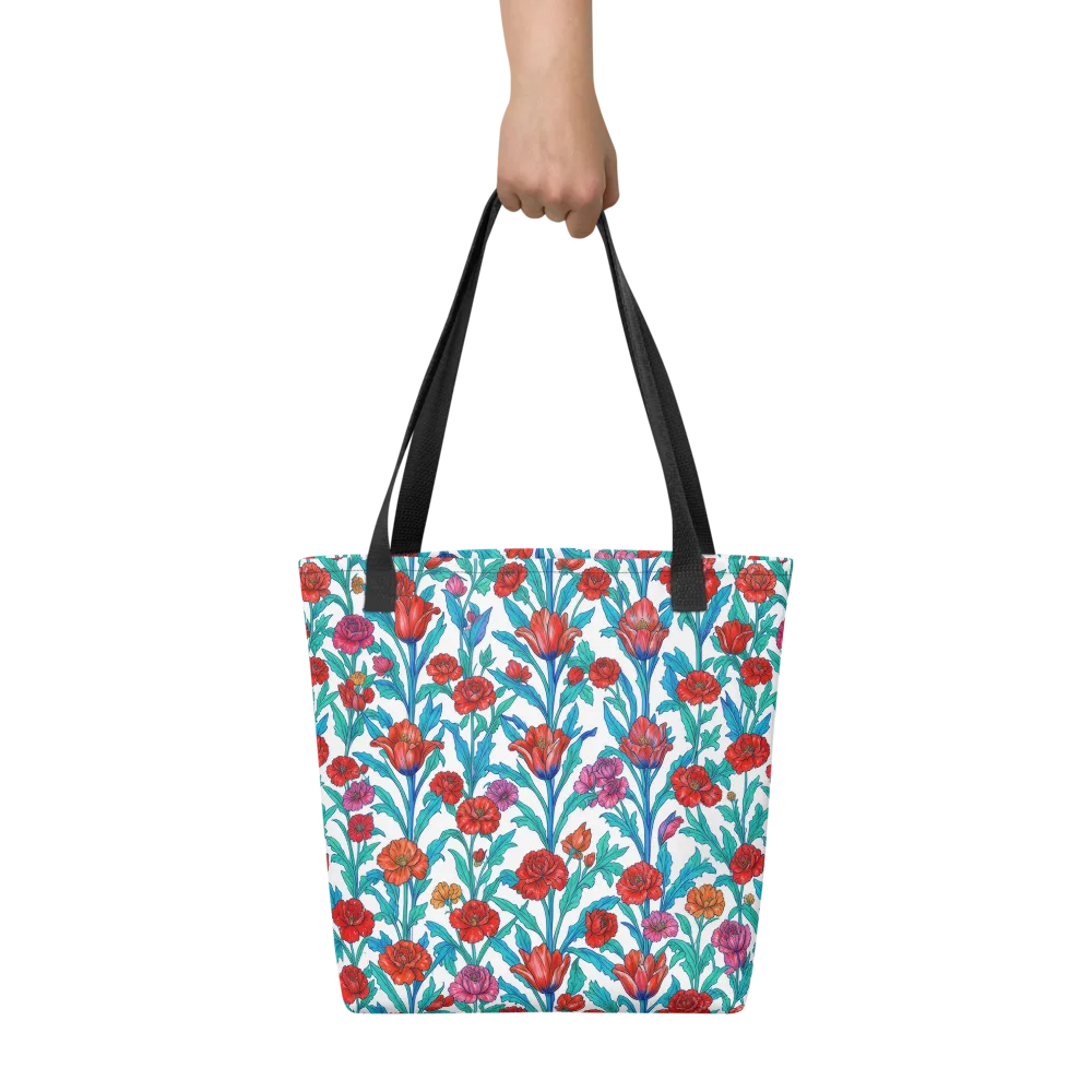 Scarlet Garden on Tote Bag — Front