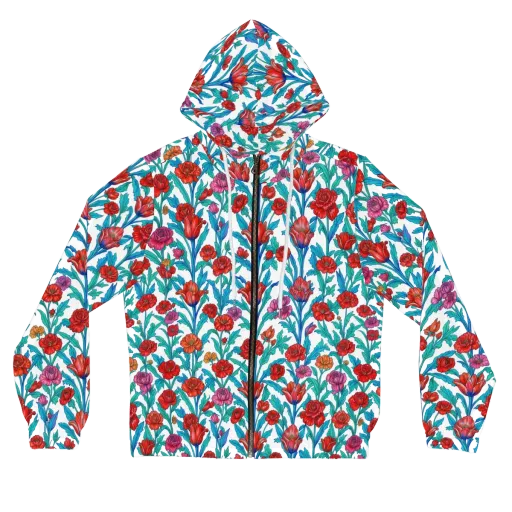 Scarlet Garden on a Women's Full-Zip Hoodie