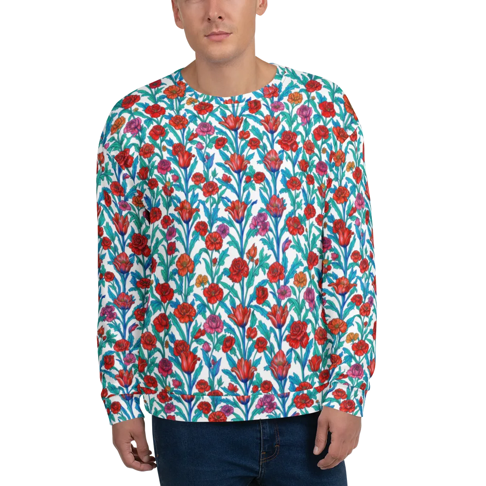 Scarlet Garden on Sweatshirt — Front
