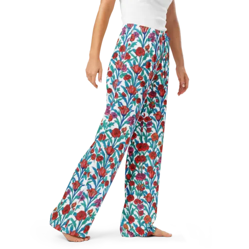 Scarlet Garden on a Women's Pajama Pants