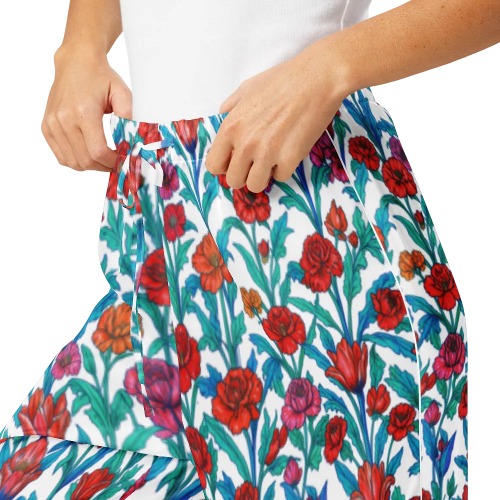 Scarlet Garden on Women's Pajama Pants — Product details