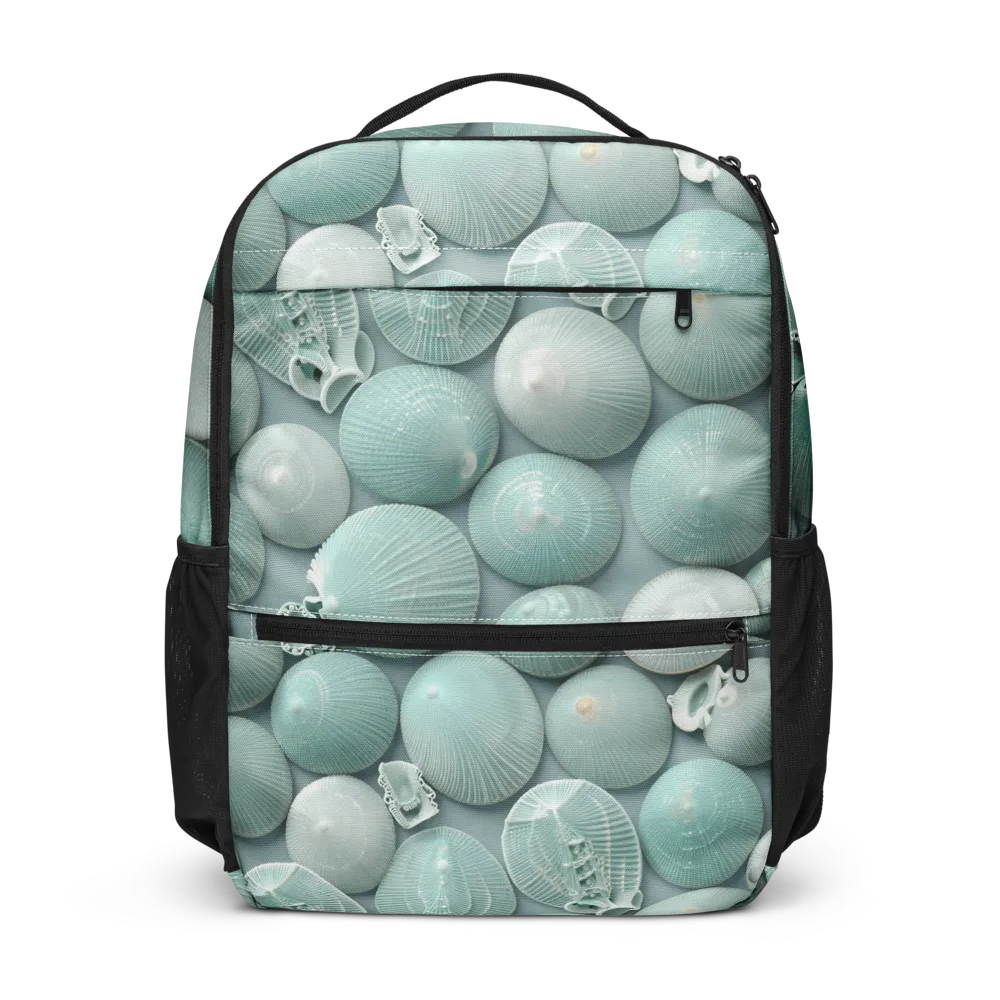 Minted Seashells on Utility Backpack — Front