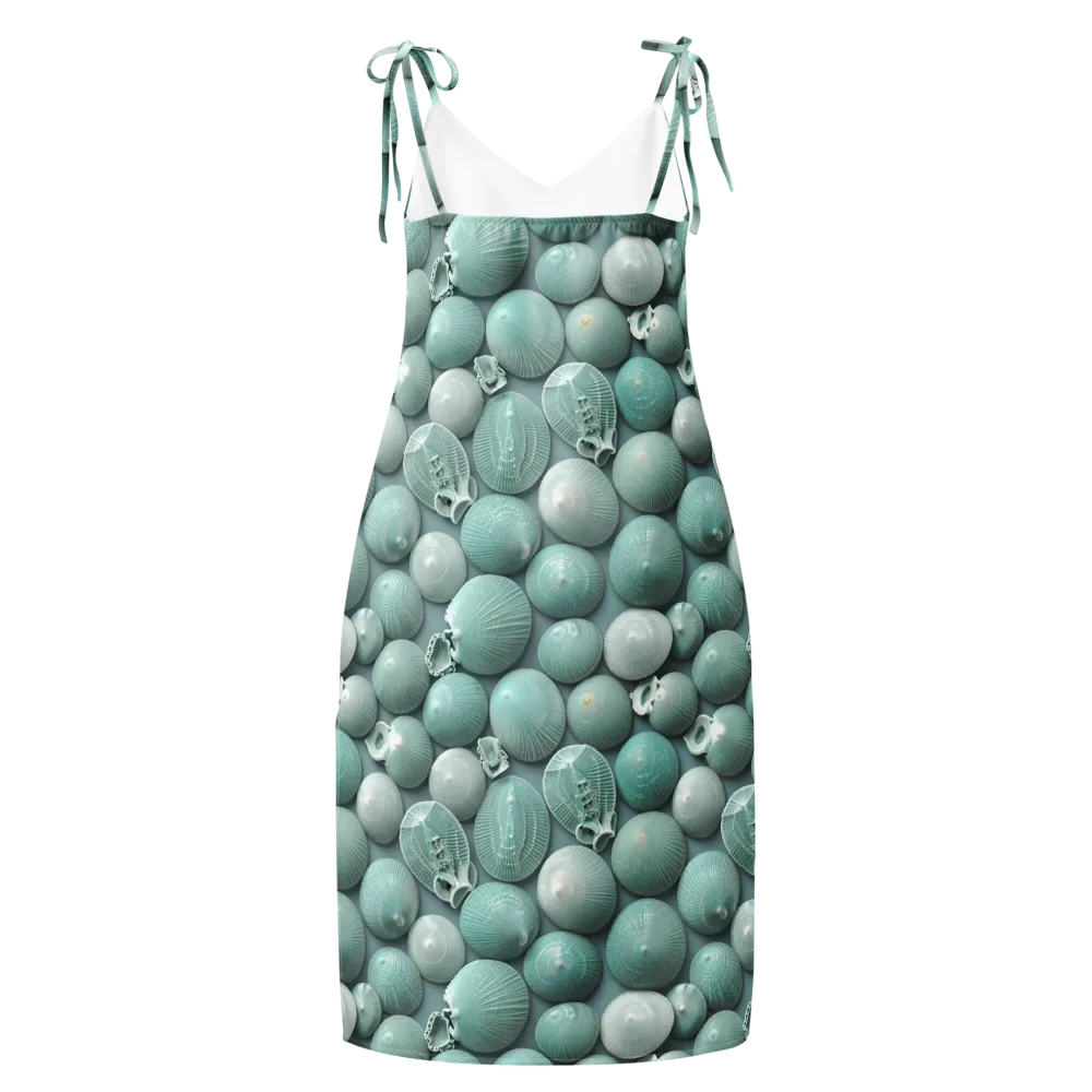 Minted Seashells on Slip Dress — Back