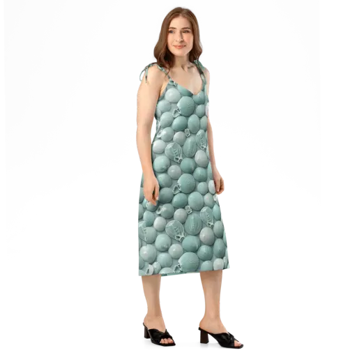 Minted Seashells on a Slip Dress