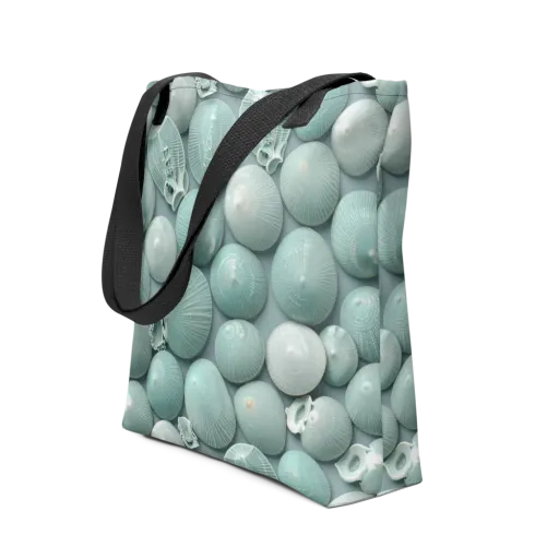 Minted Seashells on a Tote Bag