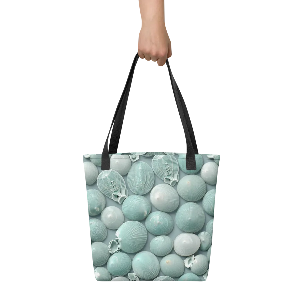 Minted Seashells on Tote Bag — Front