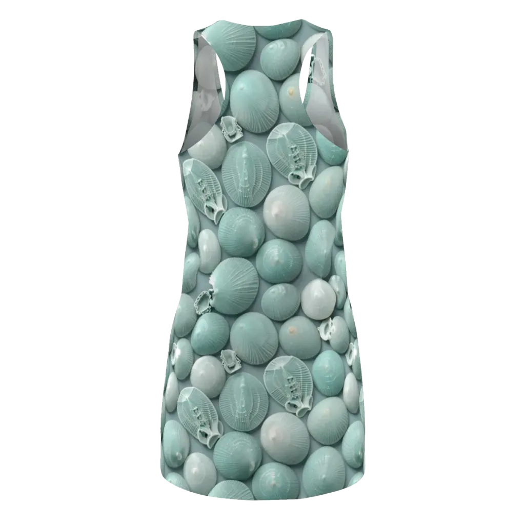 Minted Seashells on Racerback Dress — Back