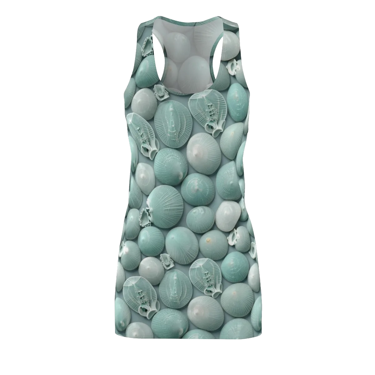 Minted Seashells on Racerback Dress — Front