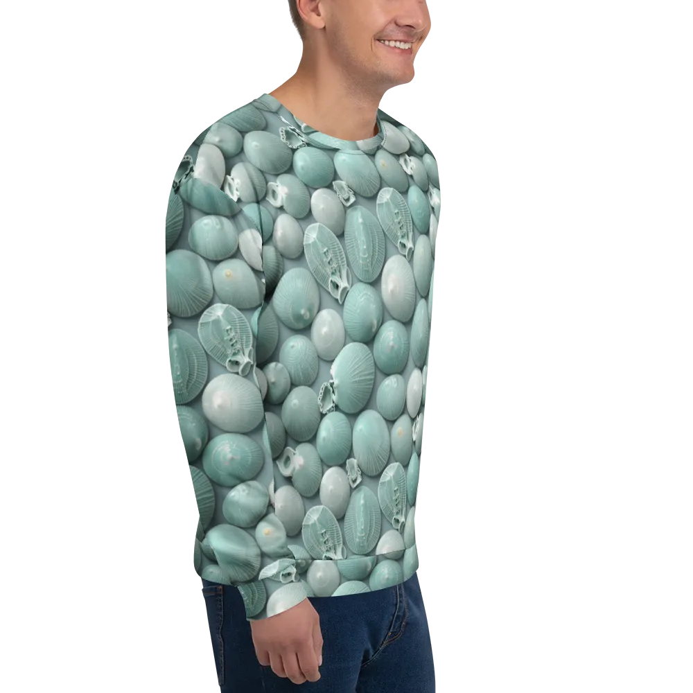 Minted Seashells on Sweatshirt — Right Front