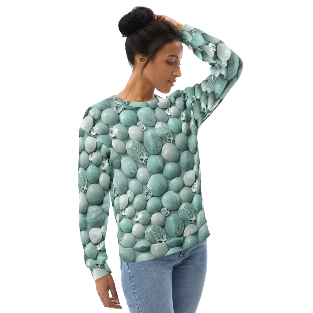 Minted Seashells on Sweatshirt — Right Front