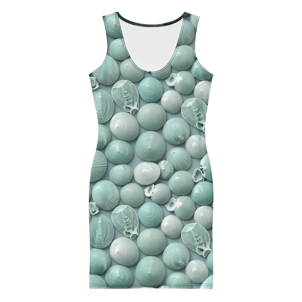 Minted Seashells on Bodycon Dress — Front