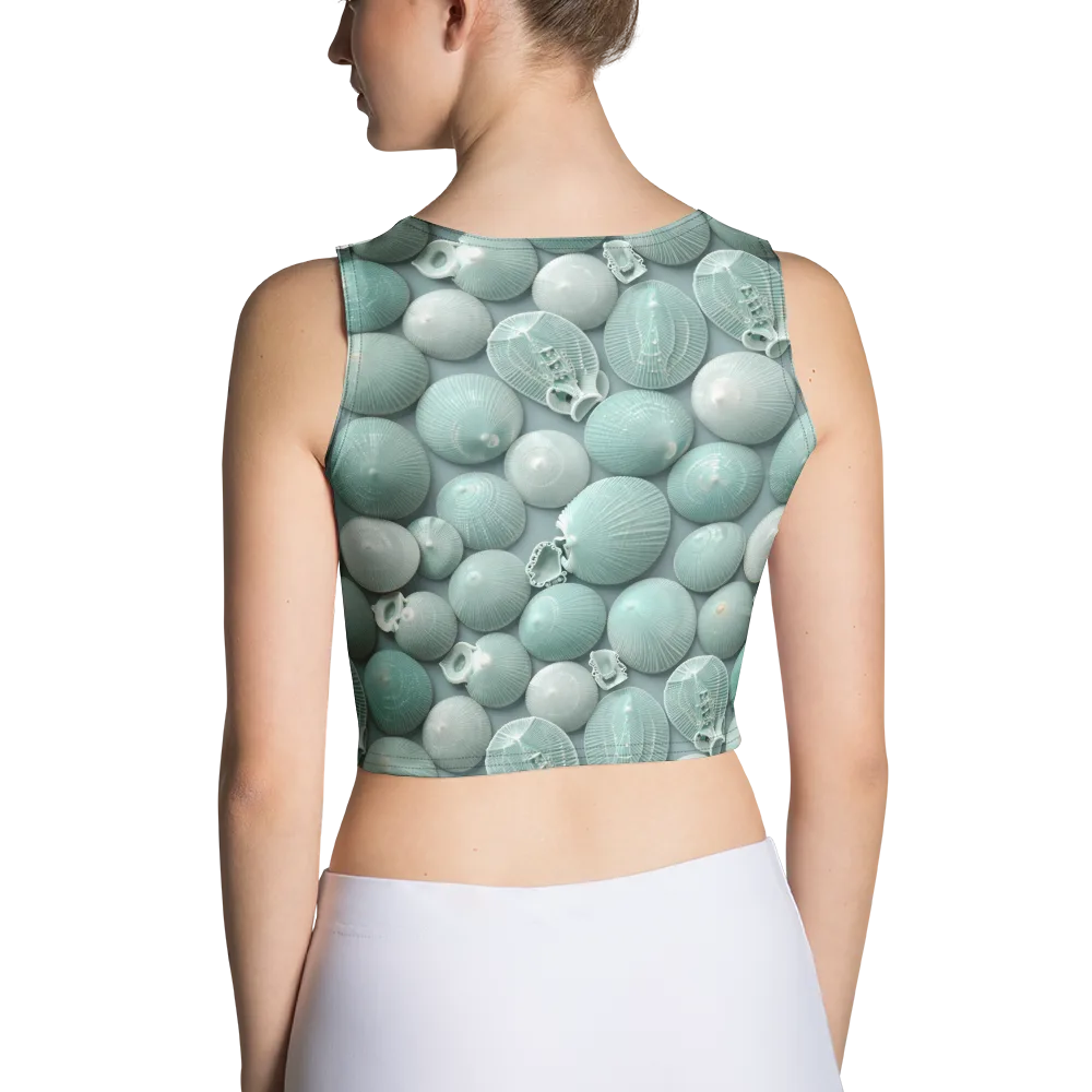 Minted Seashells on Crop Top — Back