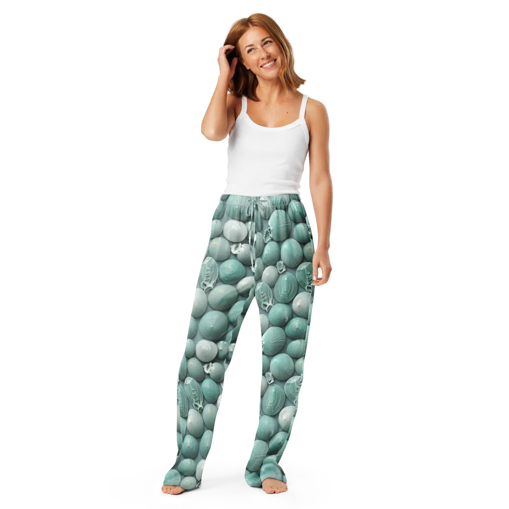 Minted Seashells on Women's Pajama Pants — Front