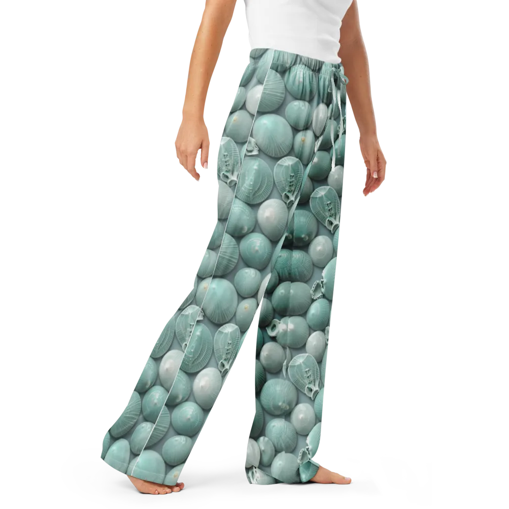 Minted Seashells on Women's Pajama Pants — Right Front