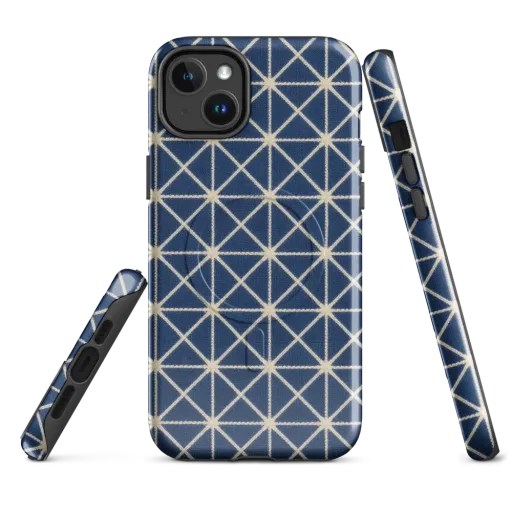 Indigo Star Lattice on a MagSafe Tough Case for iPhone®