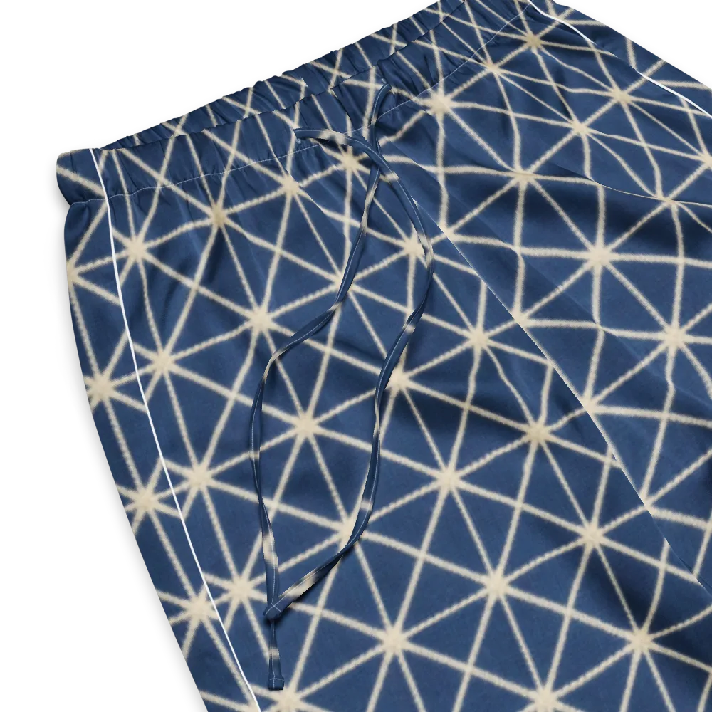 Indigo Star Lattice on Women's Pajama Pants — Product details