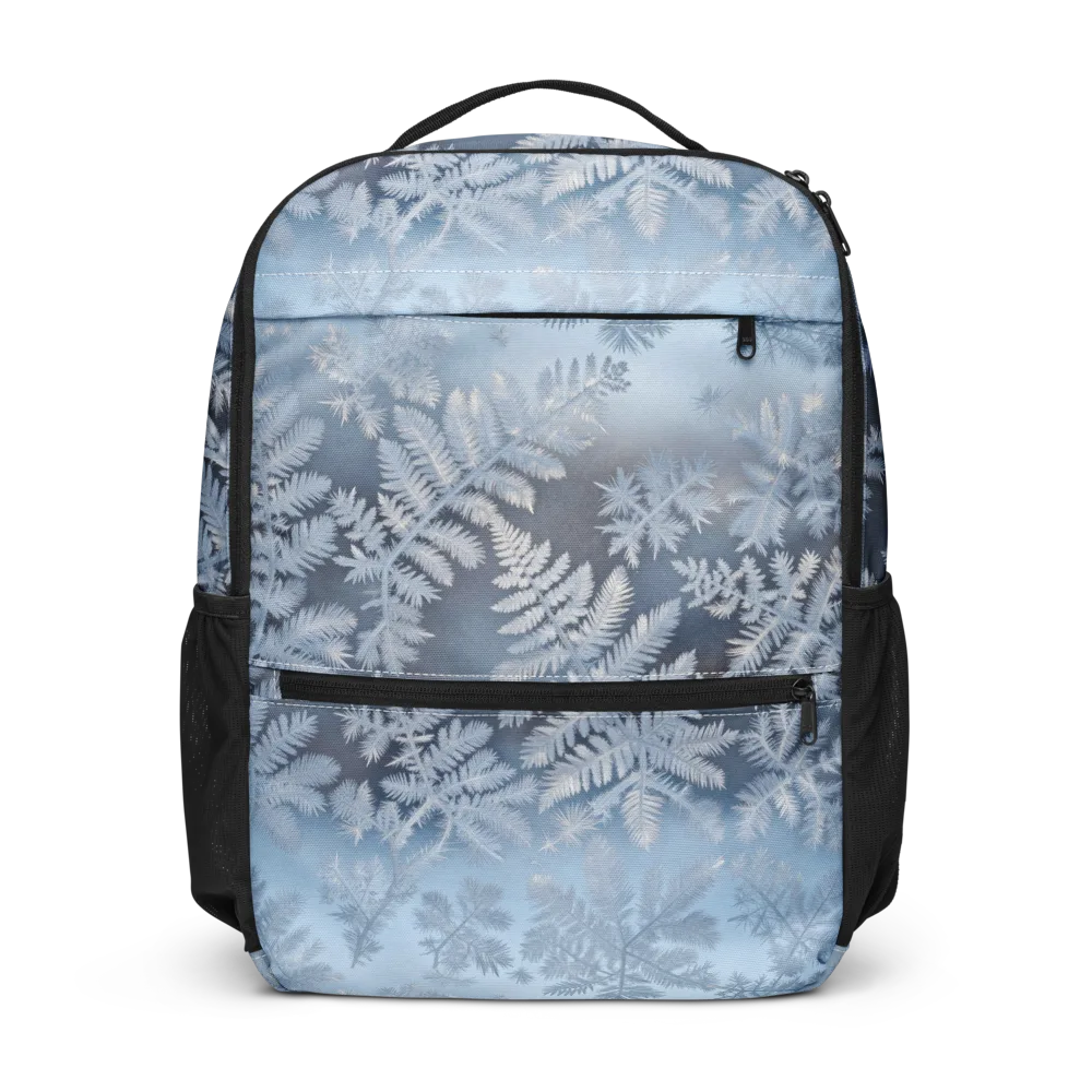 Winter Fronds on Utility Backpack — Front