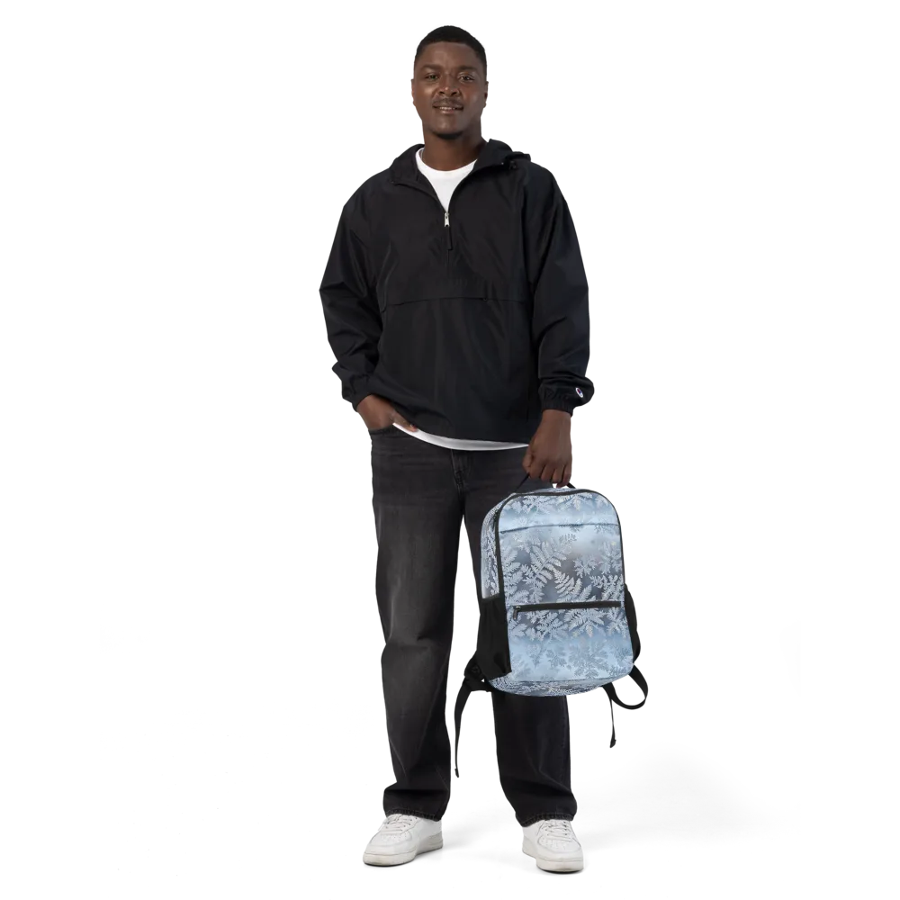 Winter Fronds on Utility Backpack — Front