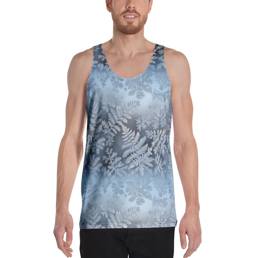 Winter Fronds on Men's Tank Top — Front