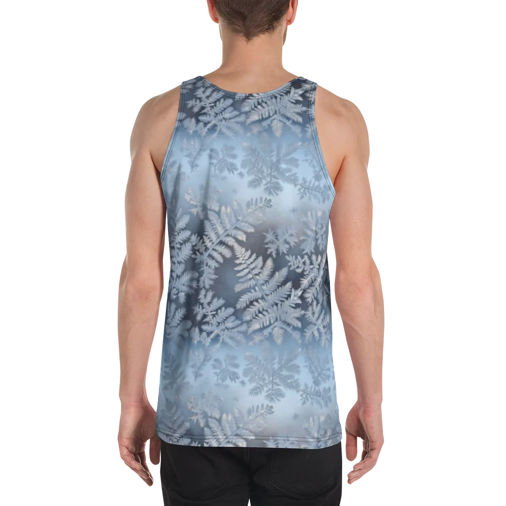 Winter Fronds on Men's Tank Top — Back
