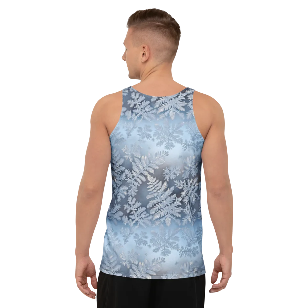 Winter Fronds on Men's Tank Top — Back