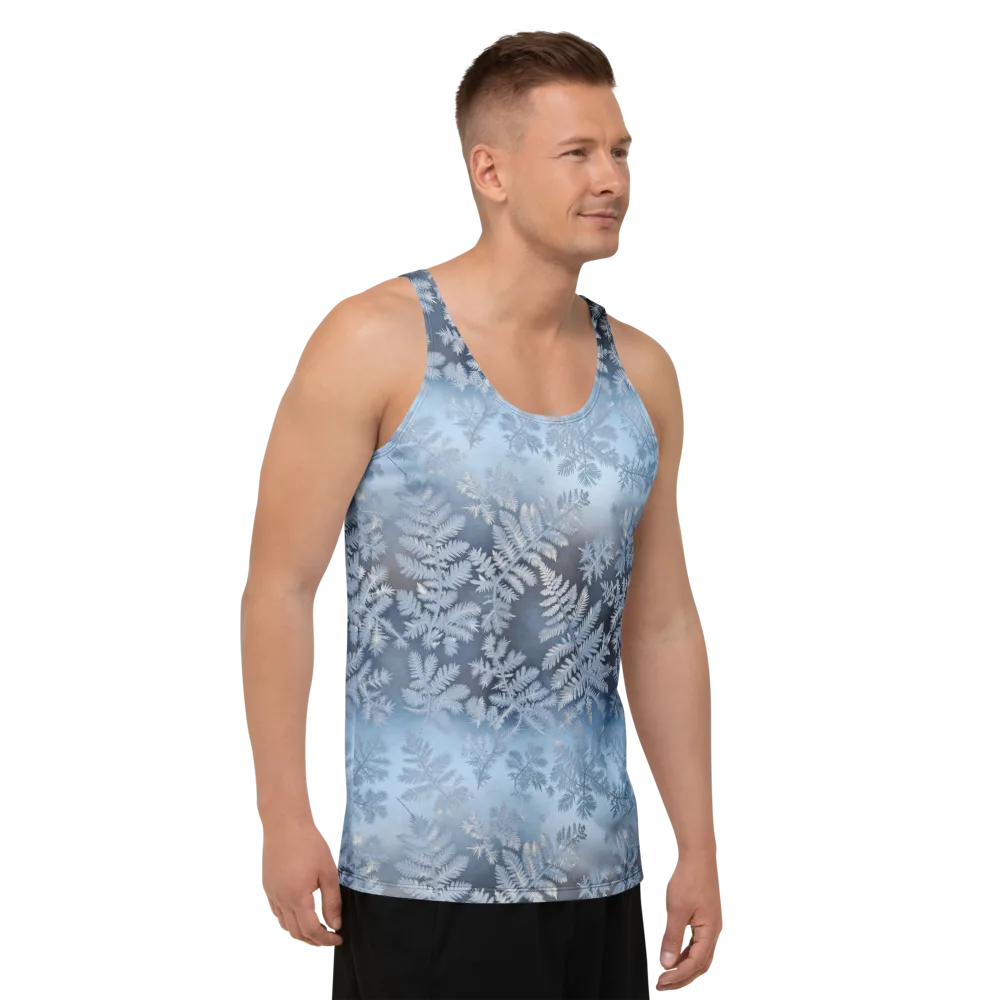 Winter Fronds on Men's Tank Top — Right Front