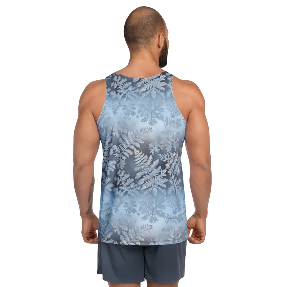 Winter Fronds on Men's Tank Top — Back