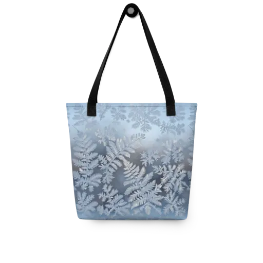 Winter Fronds on a Tote Bag