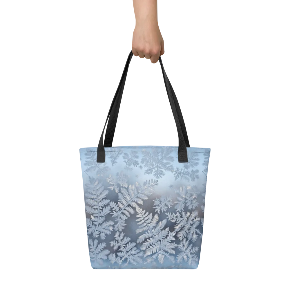Winter Fronds on Tote Bag — Front