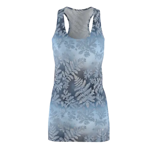 Winter Fronds on a Racerback Dress
