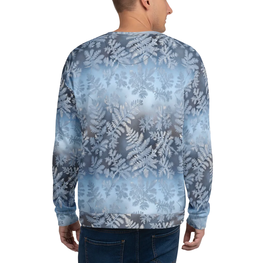 Winter Fronds on Sweatshirt — Back