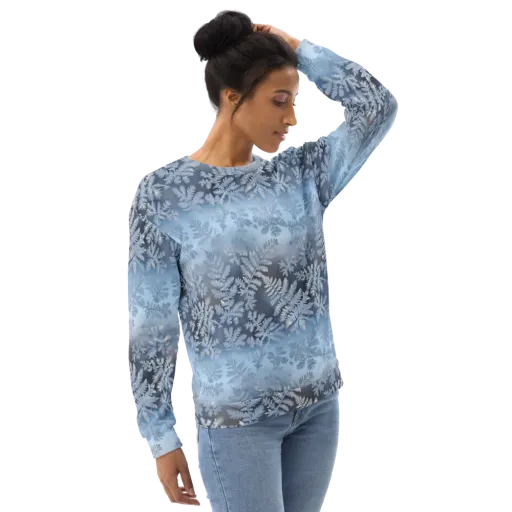 Winter Fronds on a Sweatshirt