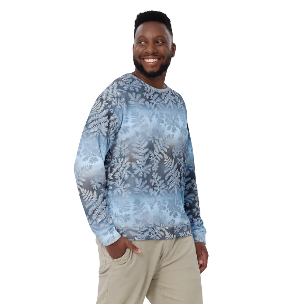 Winter Fronds on Sweatshirt — Front