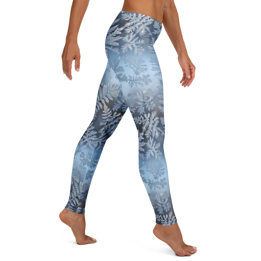 Winter Fronds on Leggings — Right