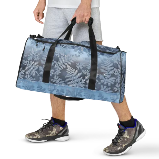Winter Fronds on a Duffle Bag
