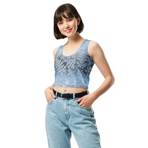 Winter Fronds on a Crop Top
