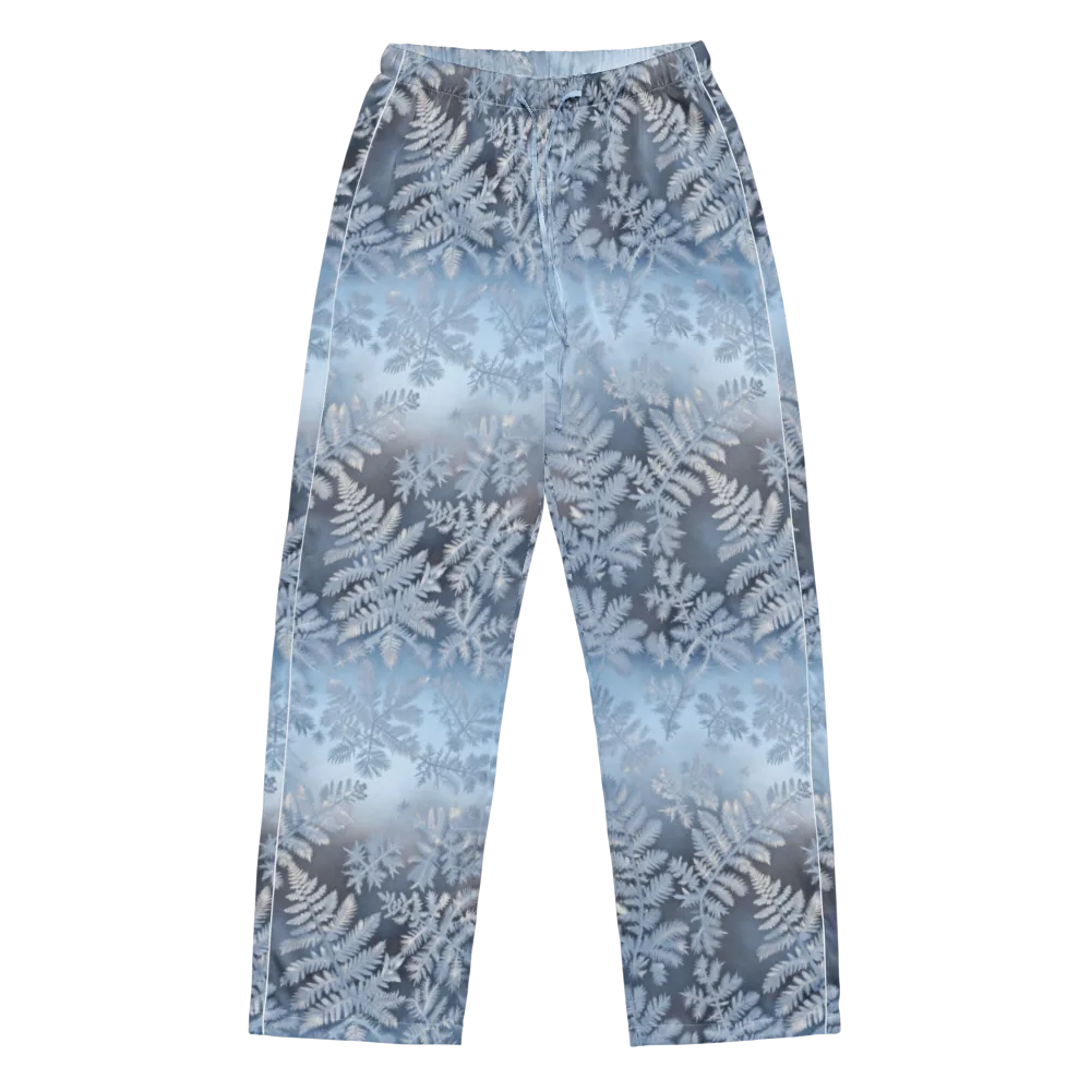 Winter Fronds on Women's Pajama Pants — Front