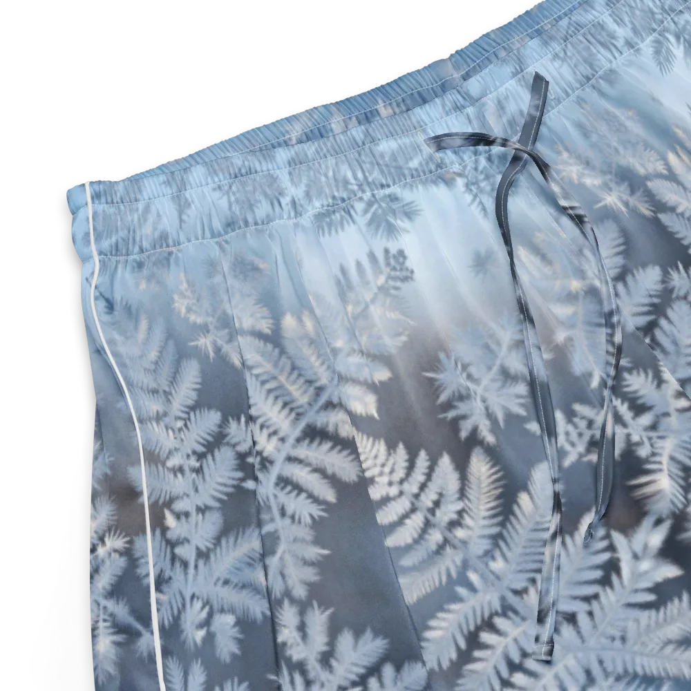 Winter Fronds on Women's Pajama Shorts — Product details
