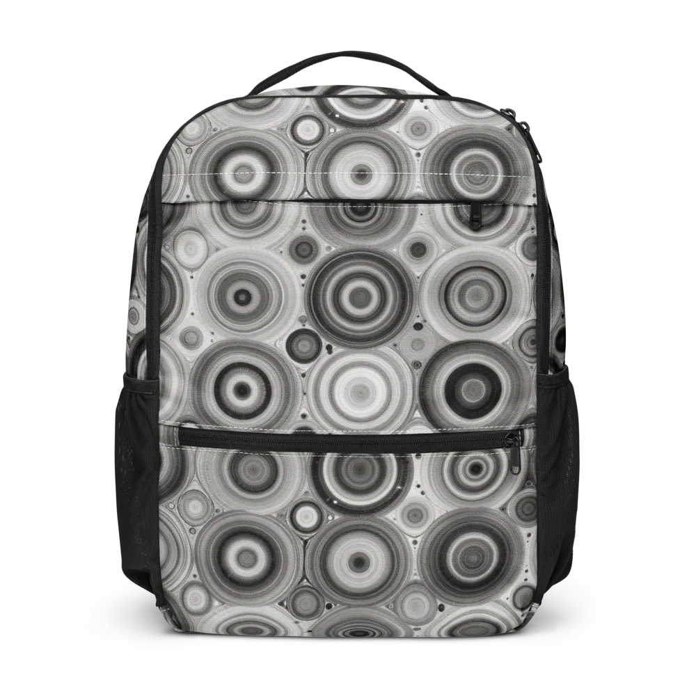 Monochrome Orbits on Utility Backpack — Front
