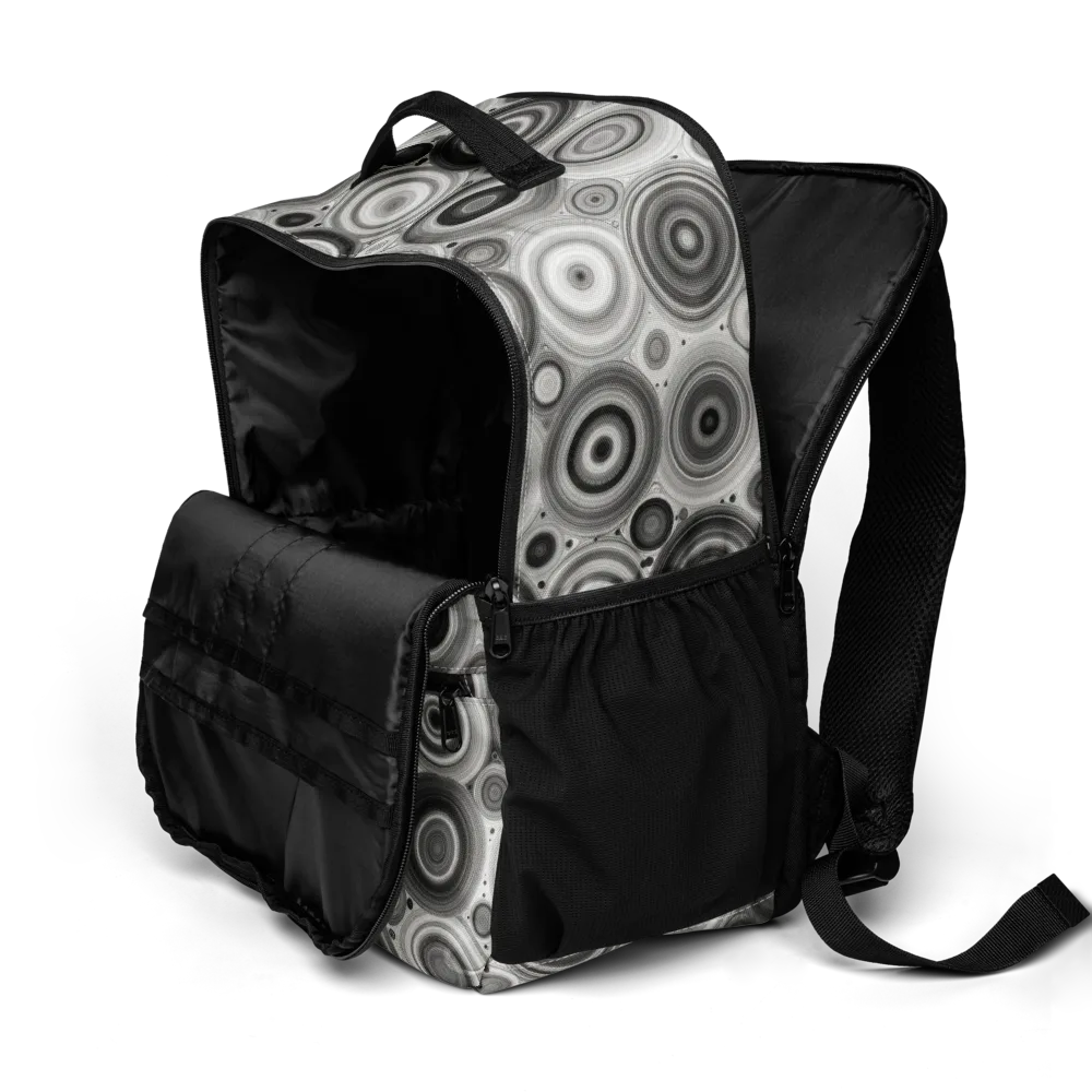 Monochrome Orbits on Utility Backpack — Product details 2