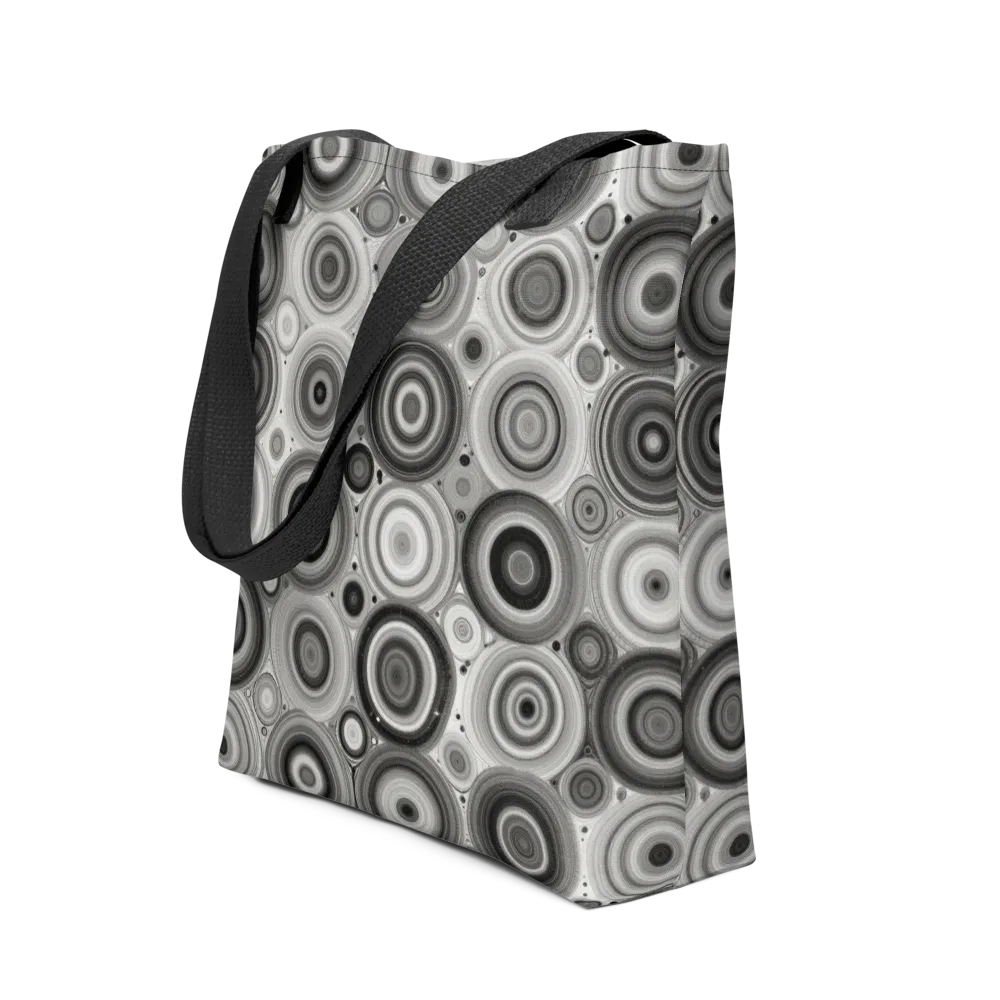 Monochrome Orbits on Tote Bag — Front