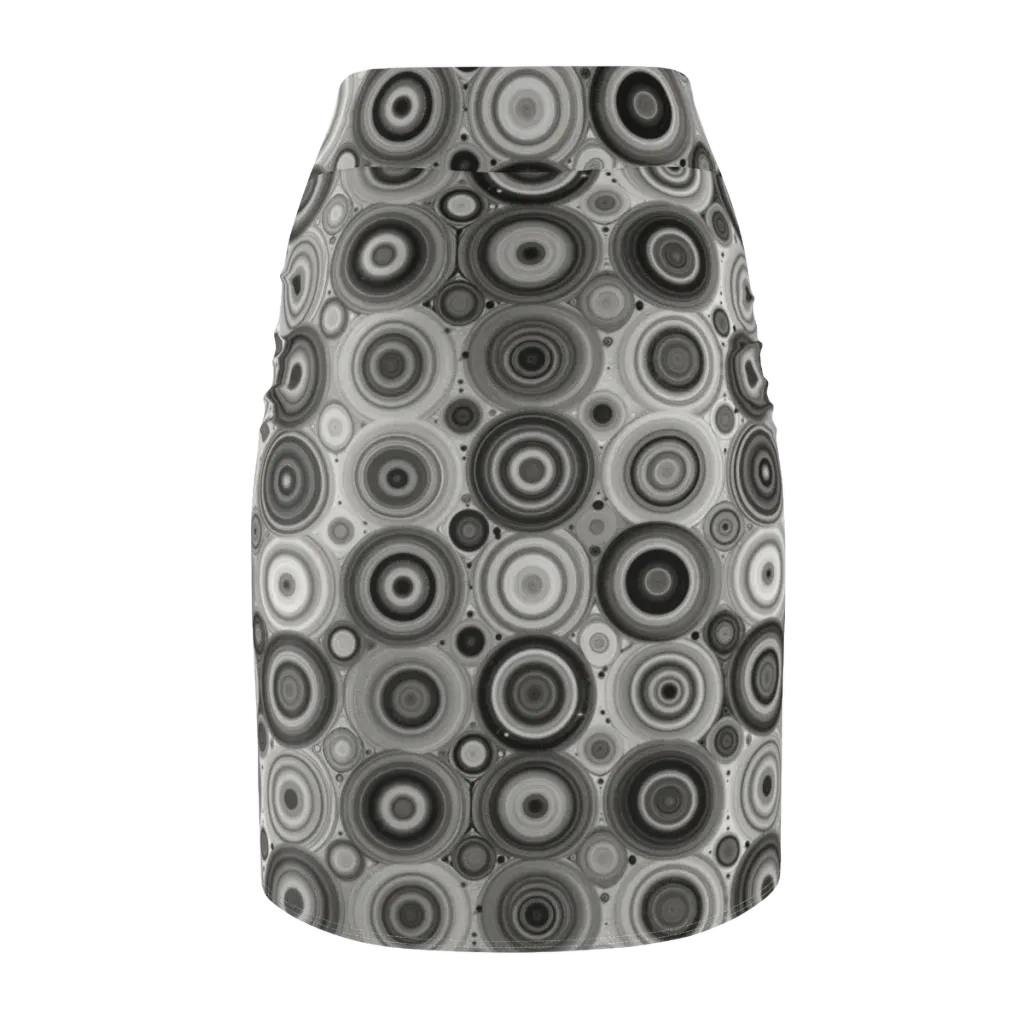 Monochrome Orbits on Pencil Skirt — Back