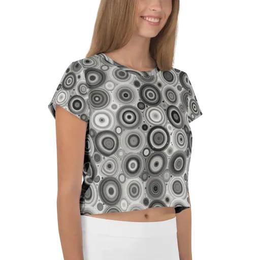 Monochrome Orbits on a Crop Tee
