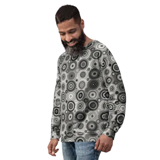 Monochrome Orbits on a Sweatshirt