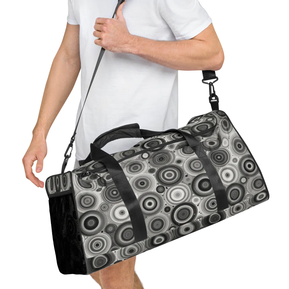Monochrome Orbits on Duffle Bag — Right Front