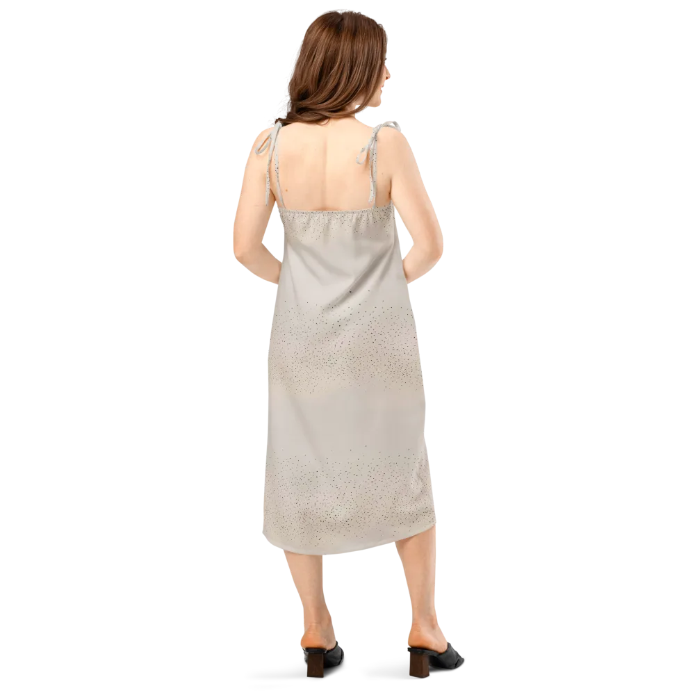 Flock At Dusk on Slip Dress — Back