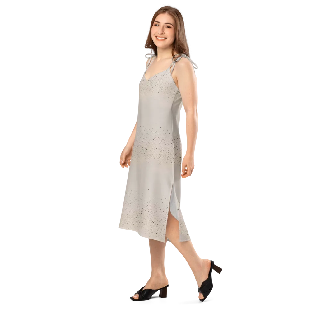Flock At Dusk on Slip Dress — Left Front